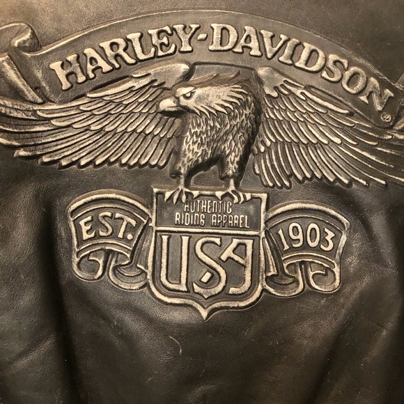 Harley Davidson Vintage 1990-91 Limited Ed. Distressed and Embossed Motorcycle - Picture 2 of 8